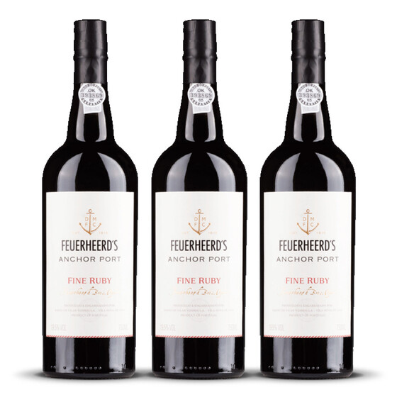 Feuerheerds Fine Ruby Port Douro (3 x 0,75l)