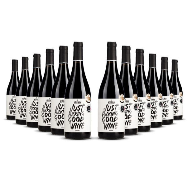 Neleman Just Fucking Good Red Wine Organic 2018er Valencia (12 x 0,75l)