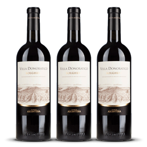 Tenuta Argentiera Villa Donoratico - DOC Bolgheri 2020er Toskana (3 x 0,75l)