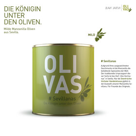 Unsere 3 Lieblinge OLIVAS Sevillanas, Anchoas und Aragonesas - 80g ATG pro Dose - Gratisgeschenk ab 200€ Einkaufswert