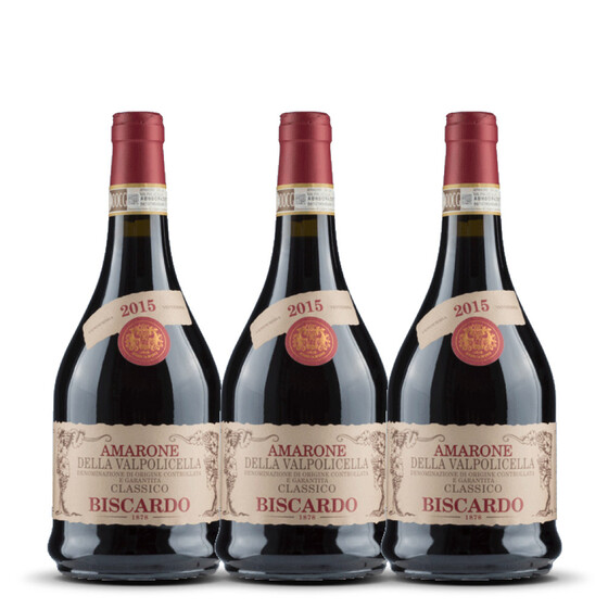 Biscardo Amarone della Valpolicella 2018er Veneto (3 x 0,75l)