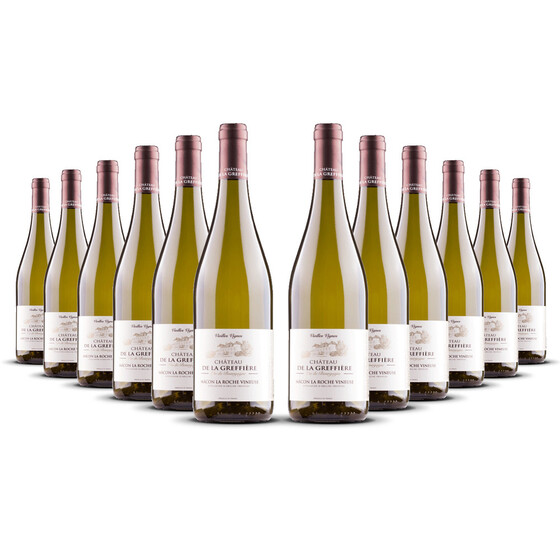 Château de la Greffiere Mâcon Vieilles Vignes Blanc 2020er Burgund (12 x 0,75l)