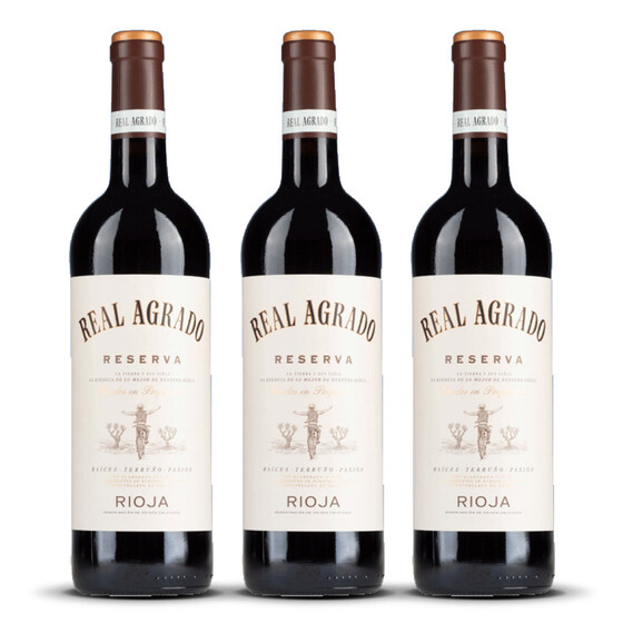 Real Agrado Rioja Reserva 2017er Rioja (3 x 0,75l)