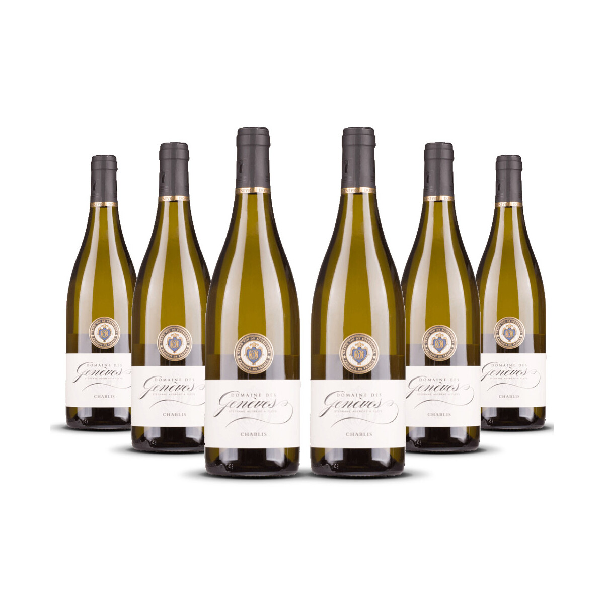 Domaine des Genèves Chablis 2022er Burgund (6 x...