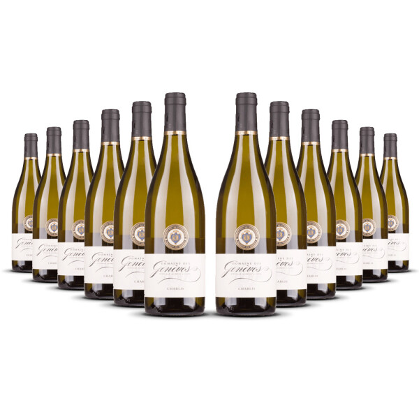 Domaine des Genèves Chablis 2022er Burgund (12 x 0,75l)