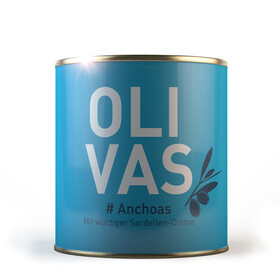 15er Set OLIVAS Anchoas - Oliven mit würziger Sardellencrème