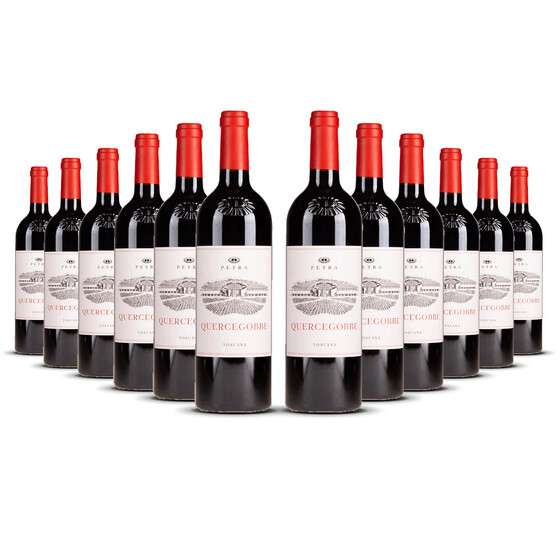 Petra Quercegobbe Merlot IGT Toscana 2019er Toskana (12 x 0,75l)