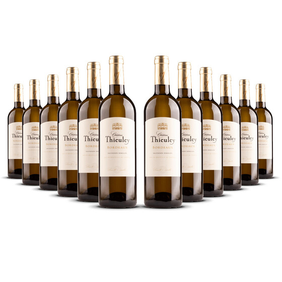 Château Thieuley Bordeaux Blanc 2021er Bordeaux (12 x 0,75l)