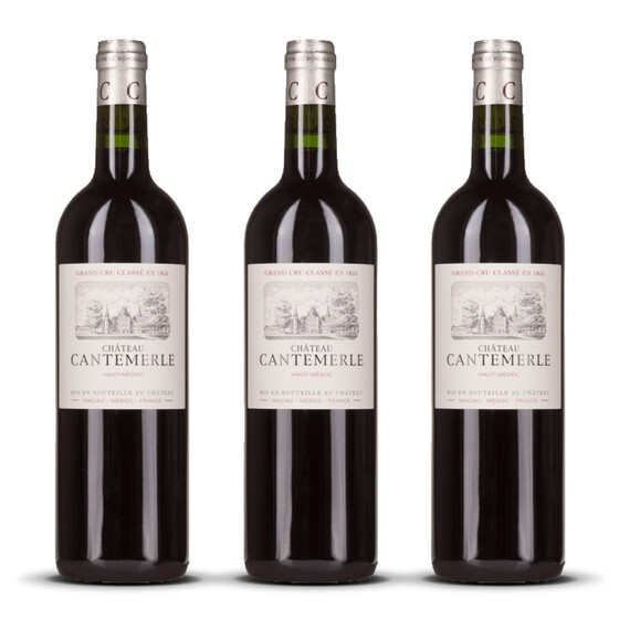 Château Cantemerle Ht. Médoc Grand Cru 2019er Bordeaux (3 x 0,75l)