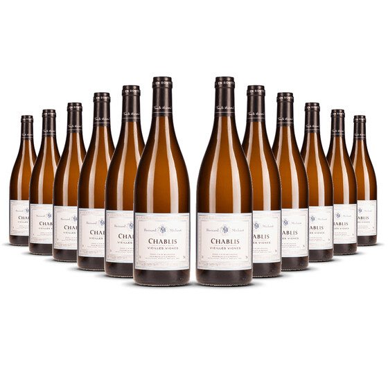 Bernard Michaut Chablis Vieilles Vignes 2021er Burgund (12 x 0,75l)