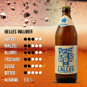 Siegerländer Bierhaus `Heller Lälles´ 5,0% Helles Vollbier aus dem Rothaargebirge (24 x 0,5 l)