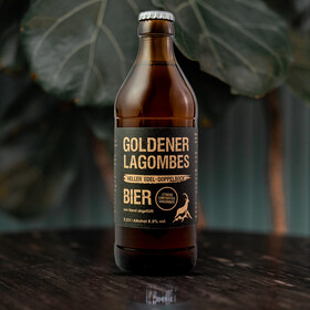 Siegerlï¿½nder Bierhaus Goldener Lagombes Doppelbock aus dem Rothaargebirge 8,0% (1 x 0,33 l)