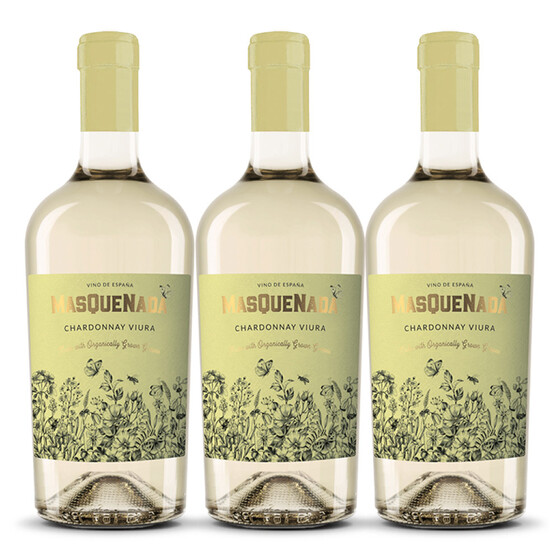 Masquenada Chardonnay / Viura Organic 2022er  (3 x 0,75l)