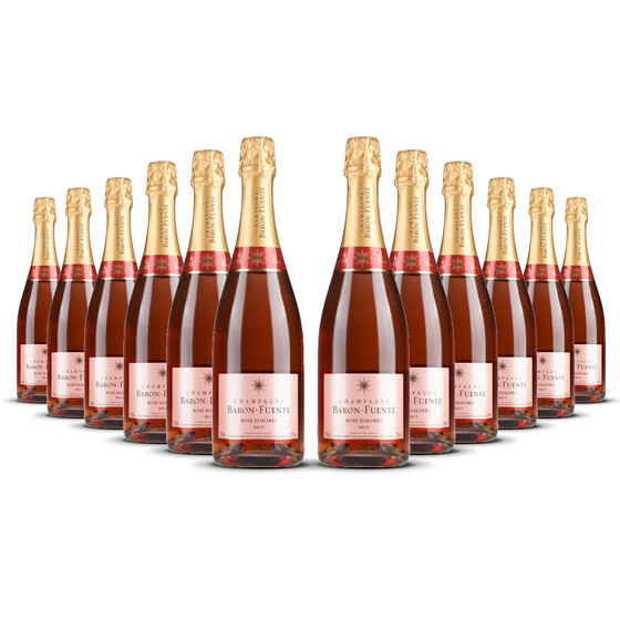 Champagne Baron Fuenté Rose Dolores Champagne (12 x 0,75l)