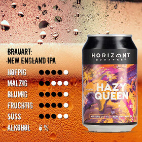 Horizont Hazy Queen New England IPA (12 x 0,33 l) ** Sparpack 11+1 GRATIS