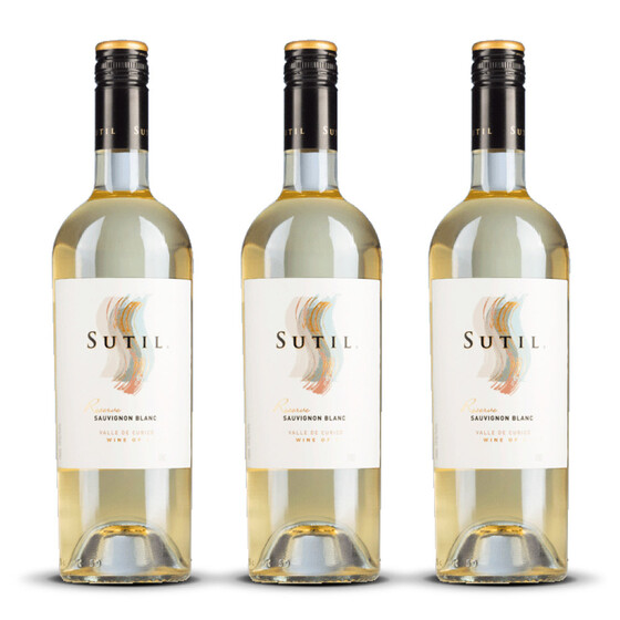 Sutil Reserve Sauvignon Blanc 2022er Colchagua Valley (3 x 0,75l)