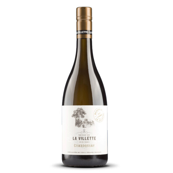 La Villette Chardonnay VdF 2022er Süd-Frankreich (1 x 0,75l)