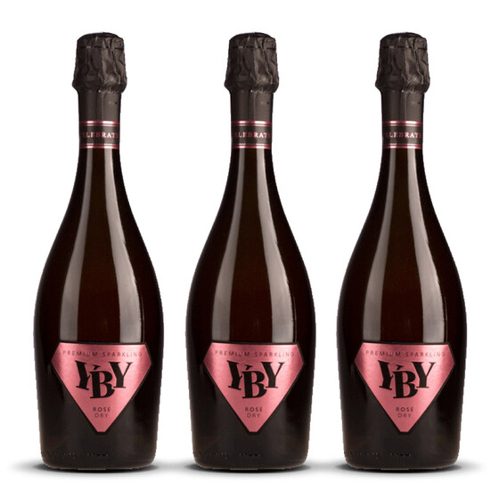 YBY Premium Sparkling Rose  (3 x 0,75l)