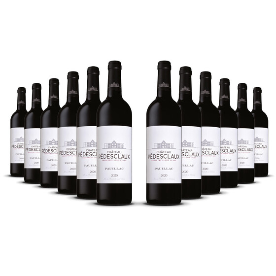 Chateau Pedesclaux Pauillac Grand Cru Classe 2020er Bordeaux (12 x 0,75l)