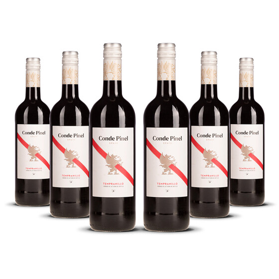 Conde Pinel Tempranillo Tinto 2022er Kastilien-La Mancha (6 x 0,75l)