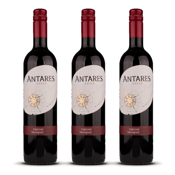 Antares Cabernet Sauvignon 2022er Central Valley (3 x 0,75l)