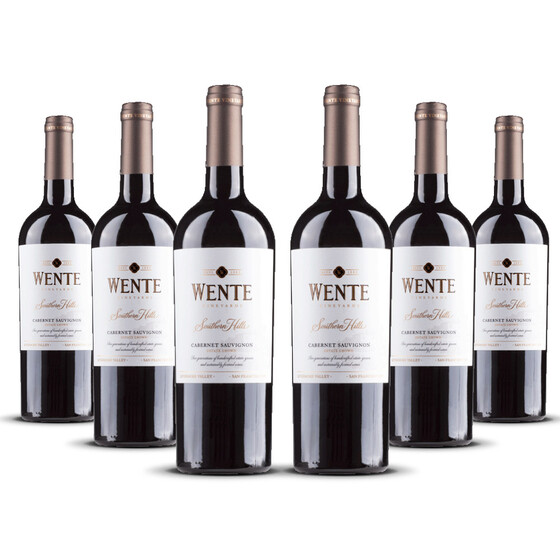 Wente Southern Hills Cabernet Sauvignon 2021er Kalifornien (6 x 0,75l)