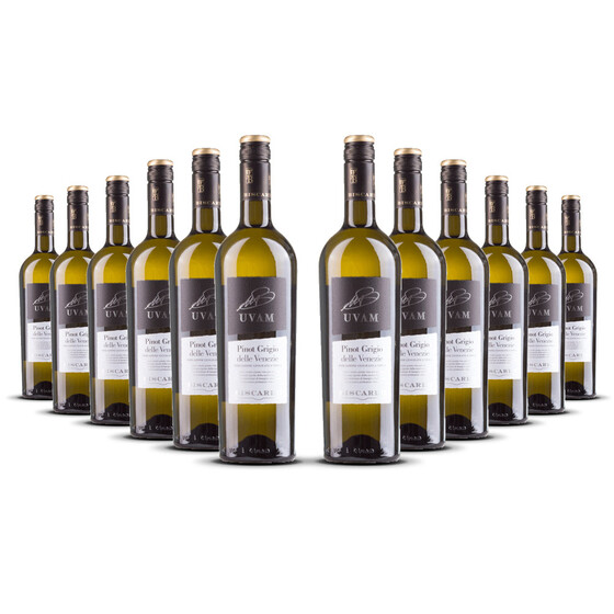 Biscardo UVAM Pinot Grigio delle Venezie 2023er Veneto (12 x 0,75l)