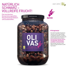 OLIVAS Aragonesas / 2.500 g (Gallone) - Natürlich schwarz - Vollreife Frucht!