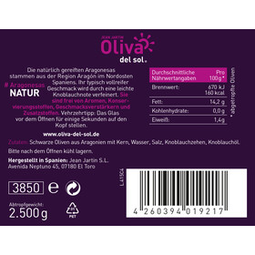 OLIVAS Aragonesas / 2.500 g (Gallone) - Natürlich schwarz - Vollreife Frucht!