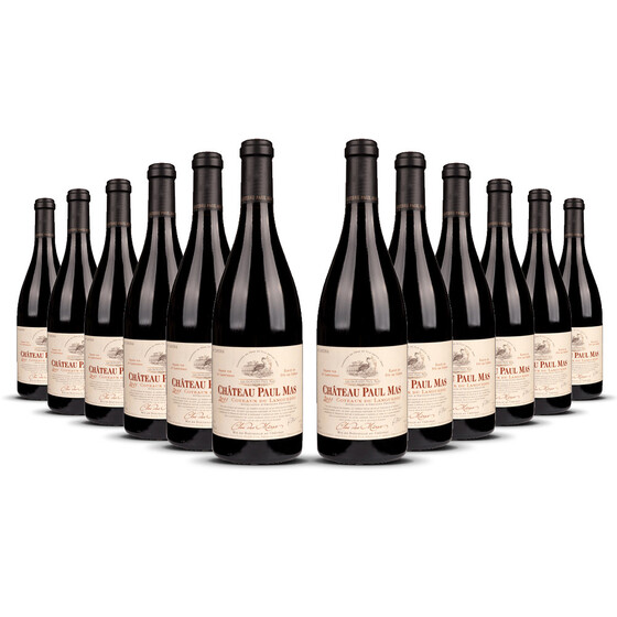 Château Paul Mas Clos des Mûres Languedoc Rouge 2022er Süd-Frankreich (12 x 0,75l)