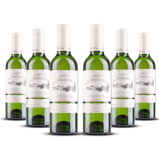 Château Les Fontenelles Bergerac Blanc Sec 0.375l 2023er Bordeaux (6 x 0,375l)