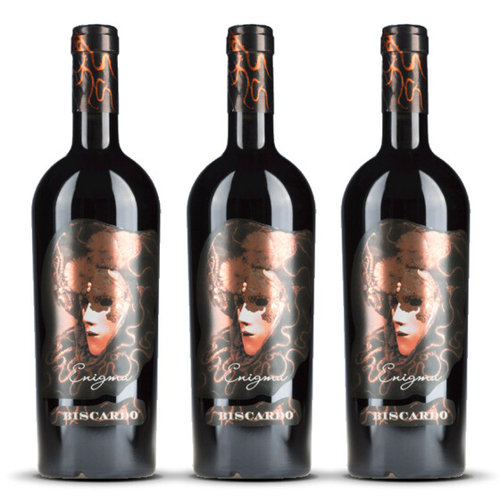 Biscardo Enigma Appassimento Sangiovese Rubicone 2022er Emilia-Romagna (3 x 0,75l)