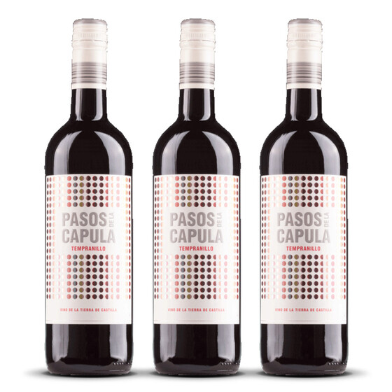 Pasos de la Capula Tempranillo (bio) 2023er Kastilien-La Mancha (3 x 0,75l)