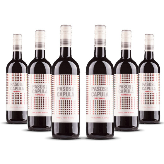 Pasos de la Capula Tempranillo (bio) 2023er Kastilien-La Mancha (6 x 0,75l)