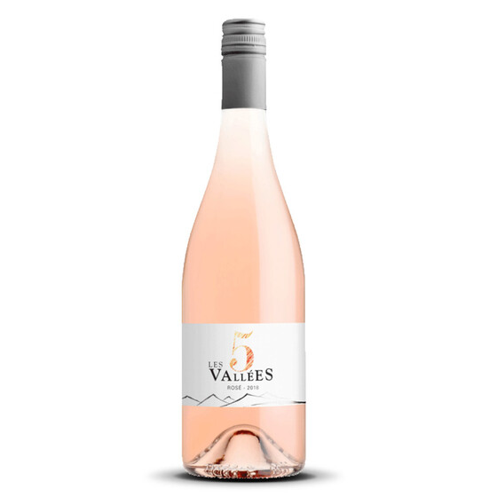 Les 5 Vallées Rosé VdF 2023er Süd-Frankreich (1 x 0,75l)