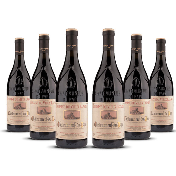 Jérôme Quiot Châteauneuf-du-Pape Lazaret Rouge 2022er Côtes du Rhône (6 x 0,75l)