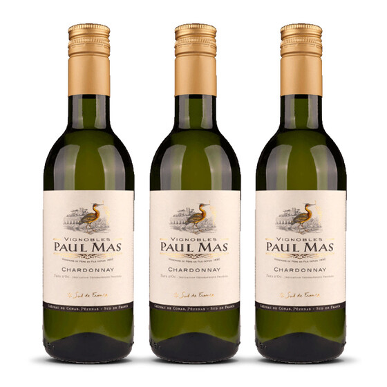 Paul Mas Chardonnay 0.25l 2023er Süd-Frankreich (3 x 0,25l)