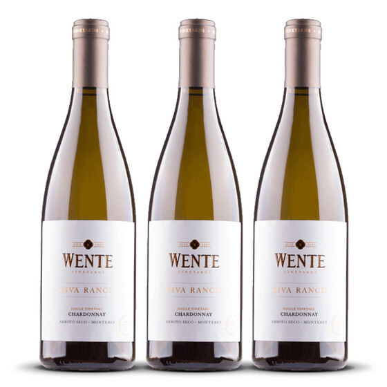 Wente Riva Ranch Vineyard Chardonnay 2022er Kalifornien (3 x 0,75l)