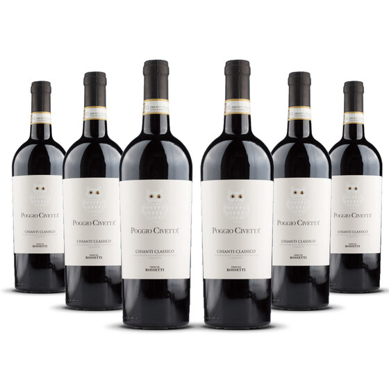 Poggio Civetta Chianti Classico 2022er Toskana (6 x 0,75l)