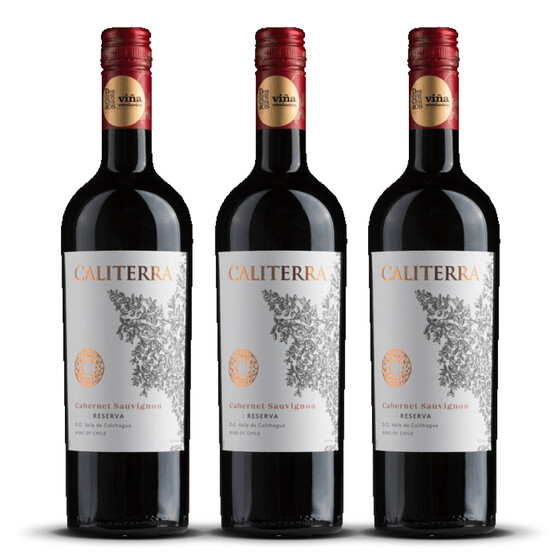 Caliterra Reserva Cabernet Sauvignon 2022er Colchagua Valley (3 x 0,75l)