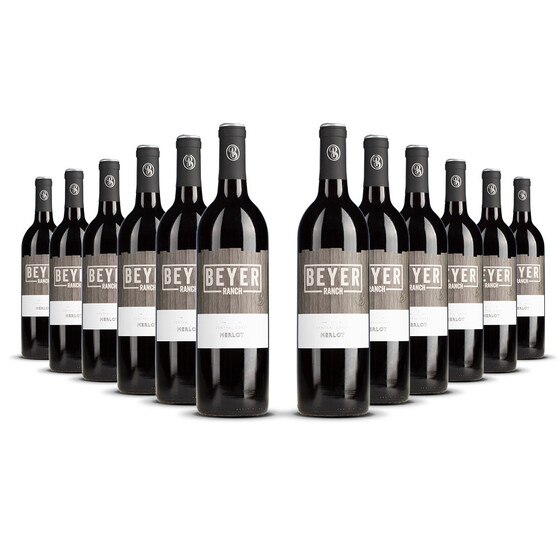 Beyer Ranch Merlot 2021er Kalifornien (12 x 0,75l)