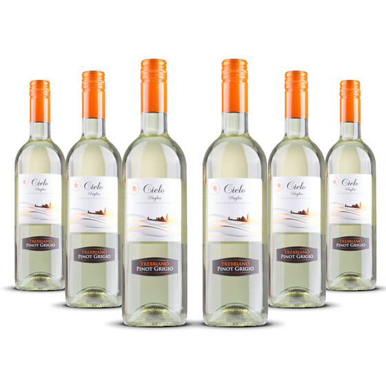 Cielo Trebbiano / Pinot Grigio 2023er Apulien (6 x 0,75l)