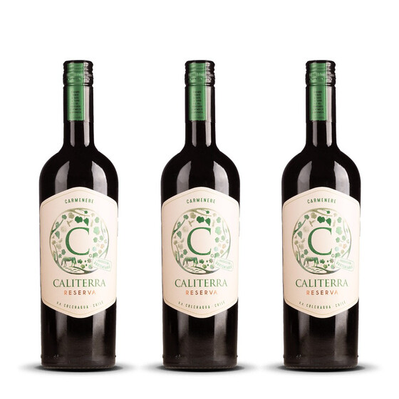 Caliterra Reserva Carmenère 2023er Colchagua Valley (3 x 0,75l)