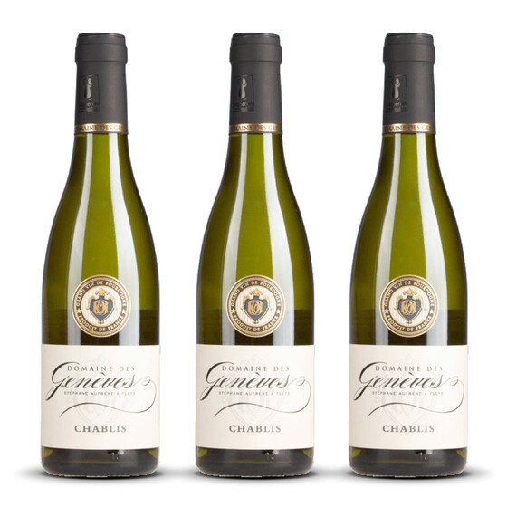 Domaine des Geneves Chablis Blanc 0.375 2022er Burgund (3 x 0,375l)