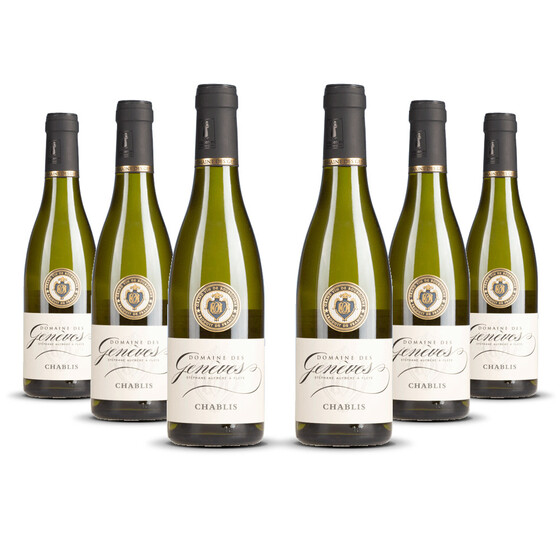 Domaine des Geneves Chablis Blanc 0.375 2022er Burgund (6 x 0,375l)