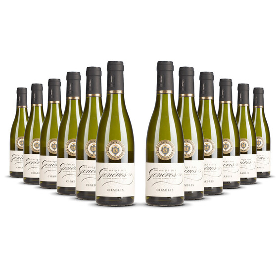 Domaine des Geneves Chablis Blanc 0.375 2022er Burgund (12 x 0,375l)