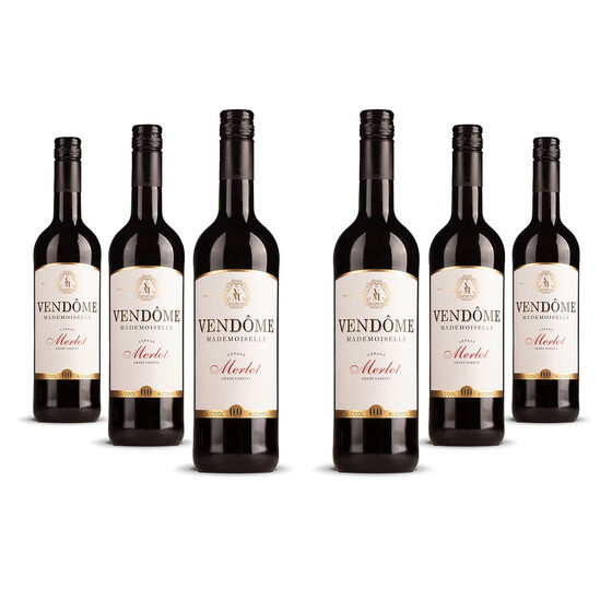 Vendôme Merlot Alkoholfrei 0,0 % (6 x 0,75l)