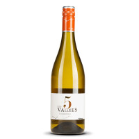 Les 5 Vallées Chardonnay VdF 2023er Süd-Frankreich (1 x 0,75l)