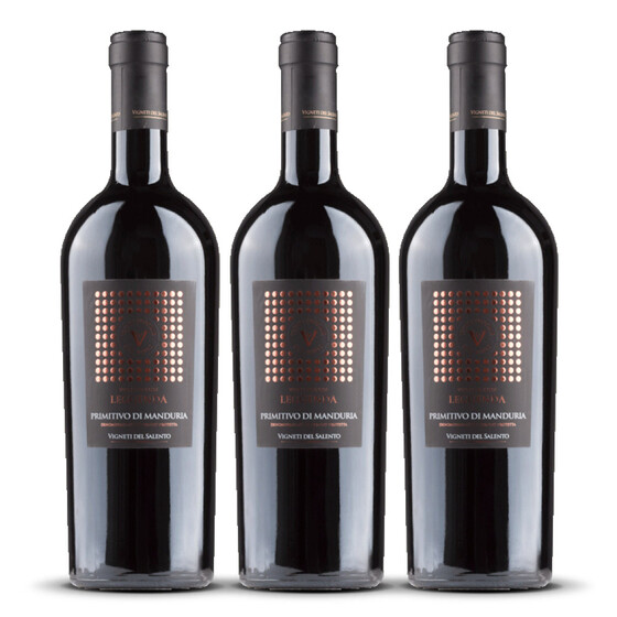 Vigne Vecchie Leggenda Primitivo di Manduria 2021er Apulien (3 x 0,75l)