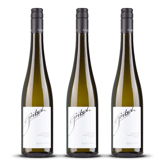 Gritsch Grüner Veltliner Smaragd Steinporz 2022er Nieder Österreich (3 x 0,75l)